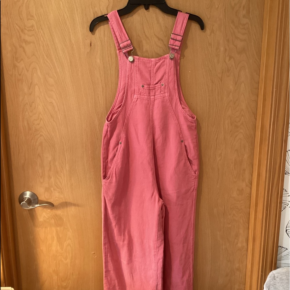 Zara girls pink overalls!